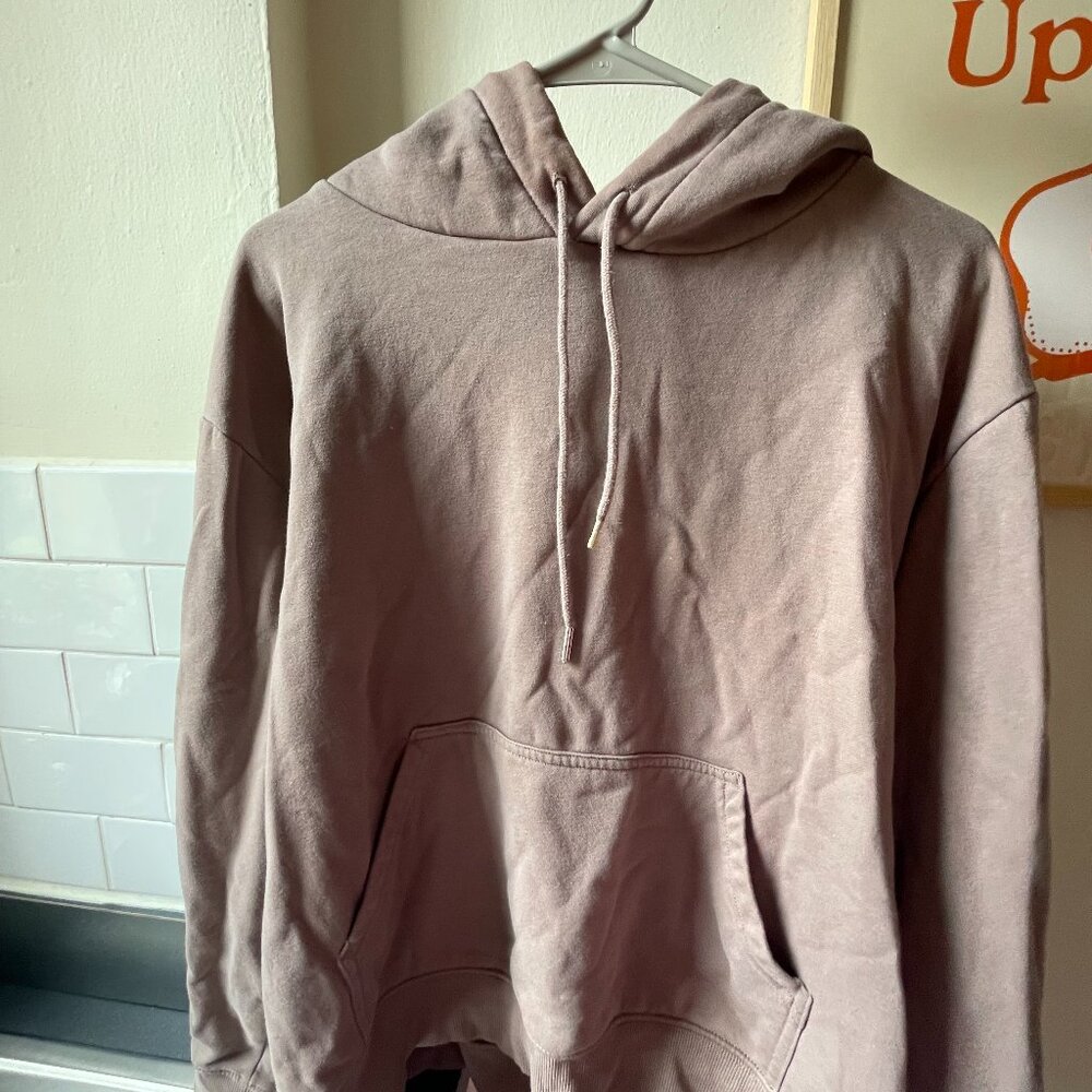 Brown H&M Hoodie Sweatshirt